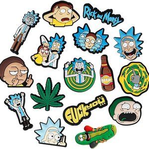 16pc Rick & Morty Croc Charms shoe decoration (brand new in package)